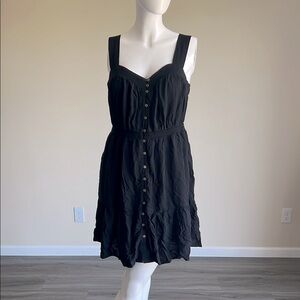 Knox Rose Black Ruffled Tiered Sundress